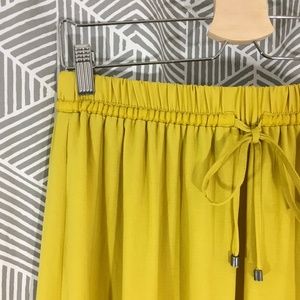 ZARA Maxi Skirt Elastic Waist + Slits